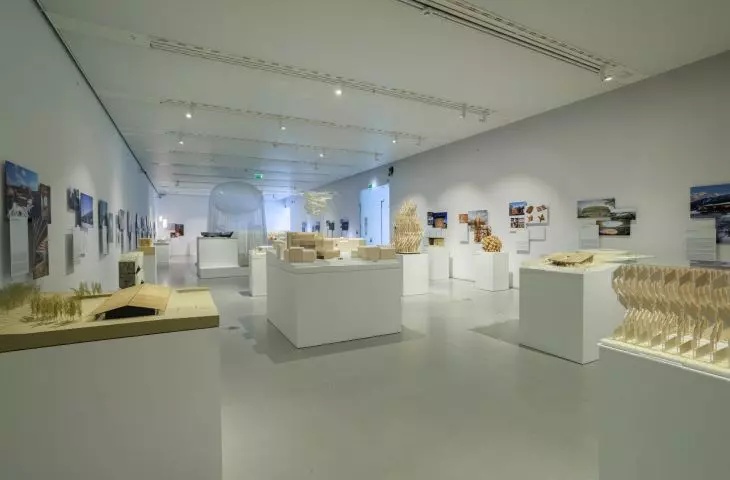 A view of the exhibition at the Manggha Museum of Japanese Art and Technology in Krakow.