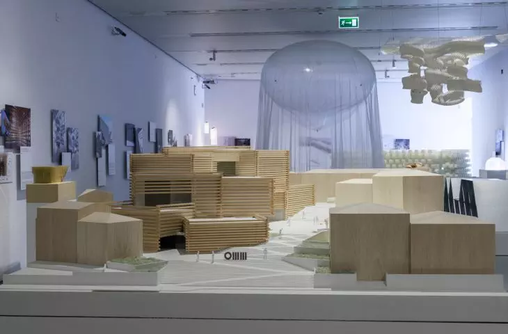 Widok ekspozycji w Muzeum Sztuki i Techniki Japońskiej Manggha w Krakowie