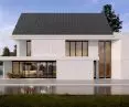 Single-family building - ETICS facade made with BP19 decorative strips