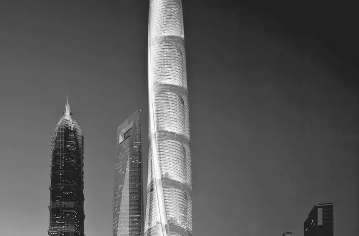 Skręcony wieżowiec — Gensler, Shanghai Tower