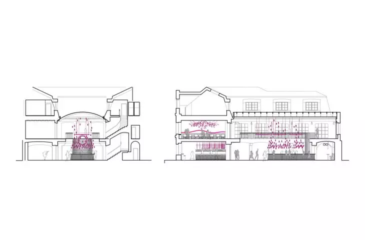 „Moon club” — projekt wnętrza klubu w Pradze