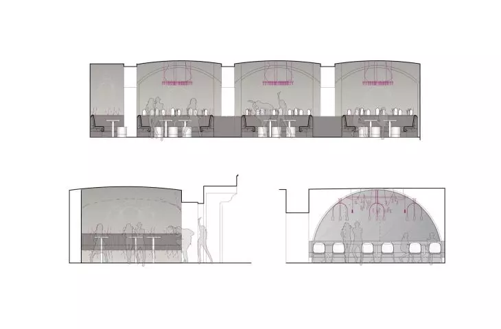 „Moon club” — projekt wnętrza klubu w Pradze
