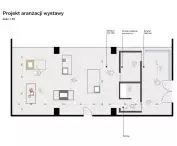 I Nagroda; projekt aranżacji wystawy
