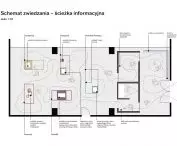 I Nagroda; schemat zwiedzania, ścieżka informacyjna