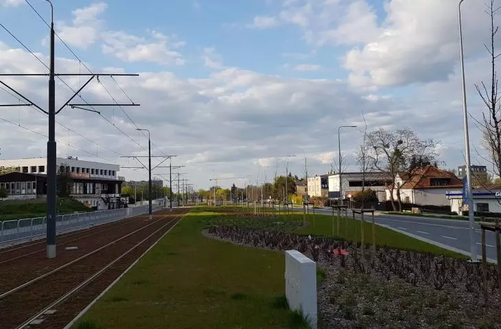 New streetcar route to Naramowice in Poznań