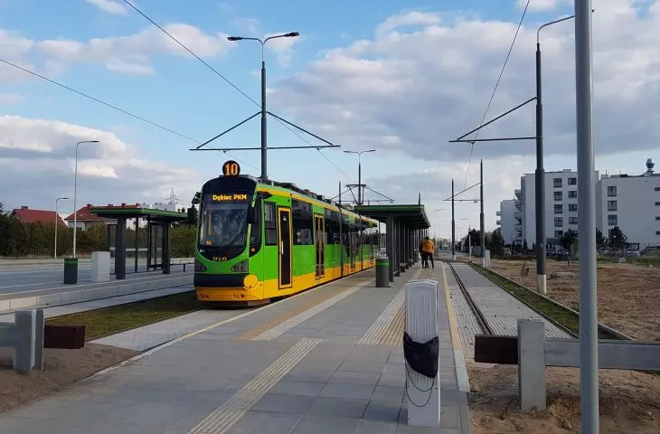 New streetcar route to Naramowice in Poznań