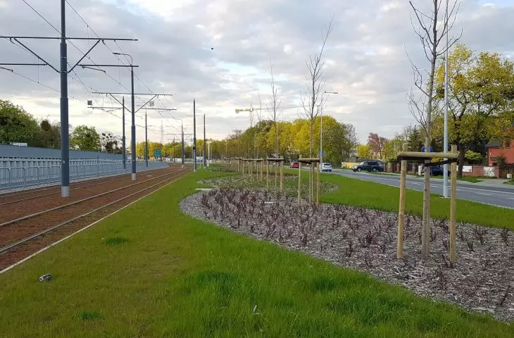 New streetcar route to Naramowice in Poznań