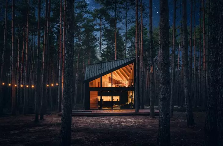 Boroteka jest adaptacją Domu Baby Jagi projektu POLE Architekci