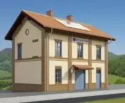 Visualization of the station in Zegiestow