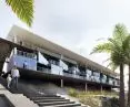 A prefabricated hotel at the resort 