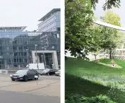 zmiana programu w przestrzeni miasta; przemiana parkingu na park na Mokotowie w Warszawie