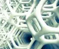 3D model of a structure composed of a few thousand elements less than two millimeters thick