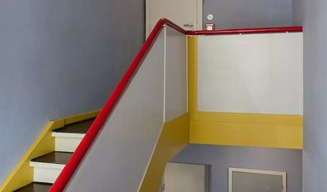 Interior of the so-called masters' houses in Dessau