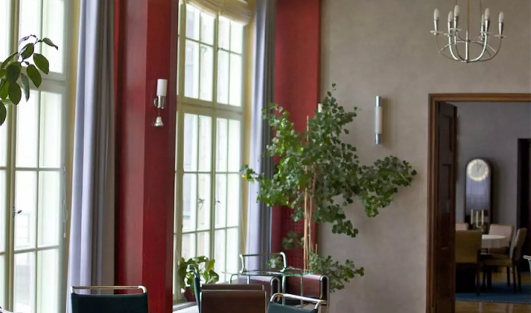 Interior of the Castle of the President of the Republic of Poland in Wisla. 