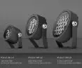 Piston luminaire family