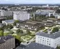 Collegium Pharmaceuticum Uniwersytetu Medycznego w Poznaniu - wizualizacja, proj. Rysy Architekci