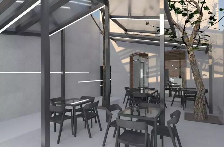 One of the cafes