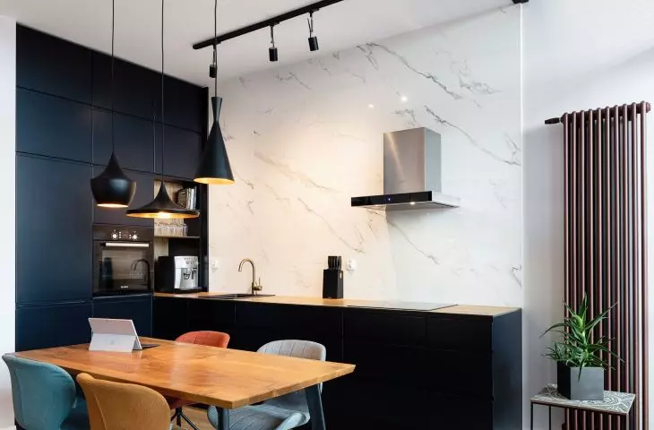 Kitchen with dining area