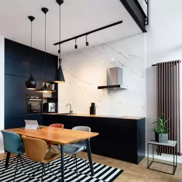 Kitchen with dining area
