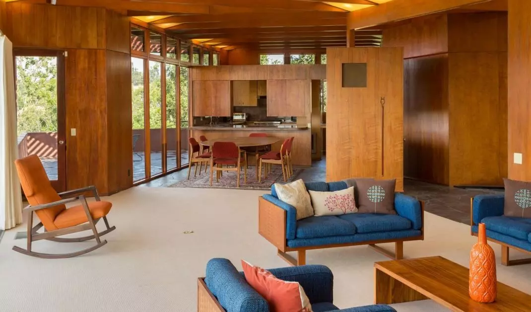 Mid-20th century interior design by Rodney Walker
