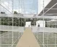Projekt The Artistory, konstrukcja z rusztowań
