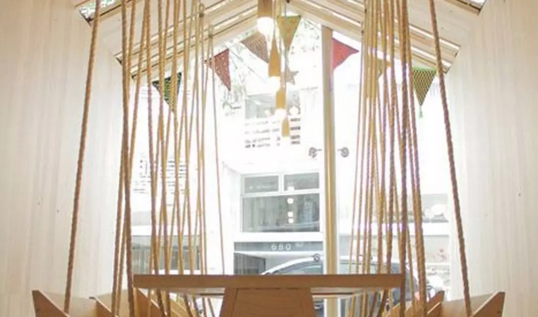 Swings-chairs around the table
