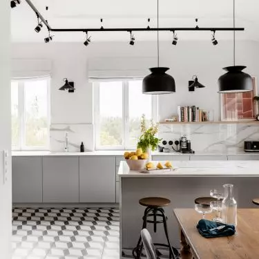 Eclectic style kitchen