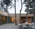 Terrace with lake house