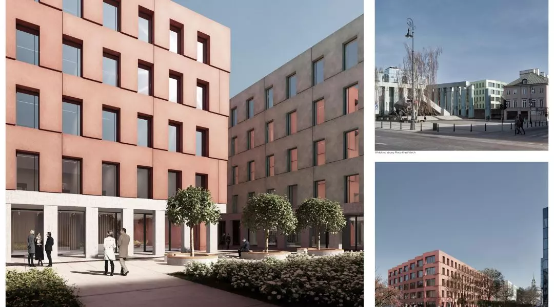 III Nagroda w konkursie na projekt budynków Sądu Apelacyjnego i Sejmiku Województwa Mazowieckiego