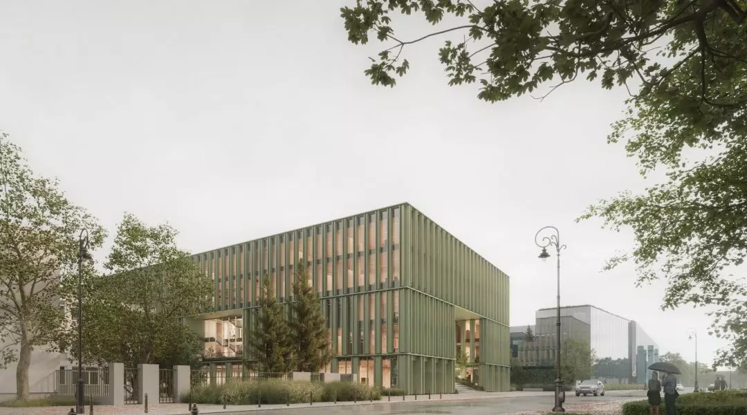 Wyróżnienie honorowe konkursu na projekt budynków Sądu Apelacyjnego i Sejmiku Województwa Mazowieckiego