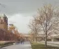 Widok z perspektywy ulicy Szopienickiej