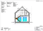 COMO house - technical drawing - cross-section