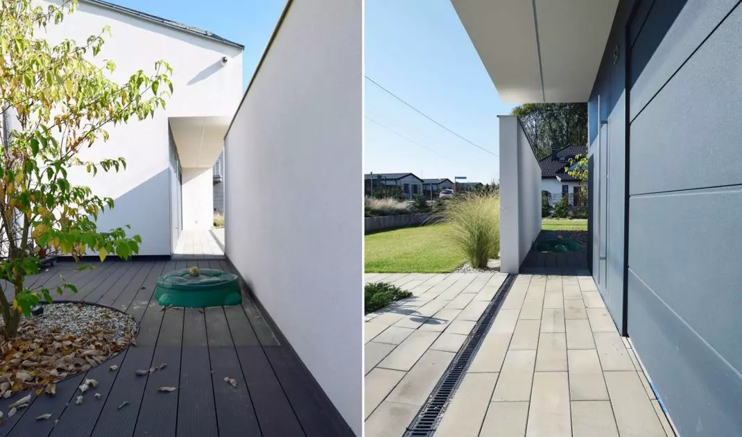 Asymmetrical house in Tarnowskie Góry by INOSTUDIO studio
