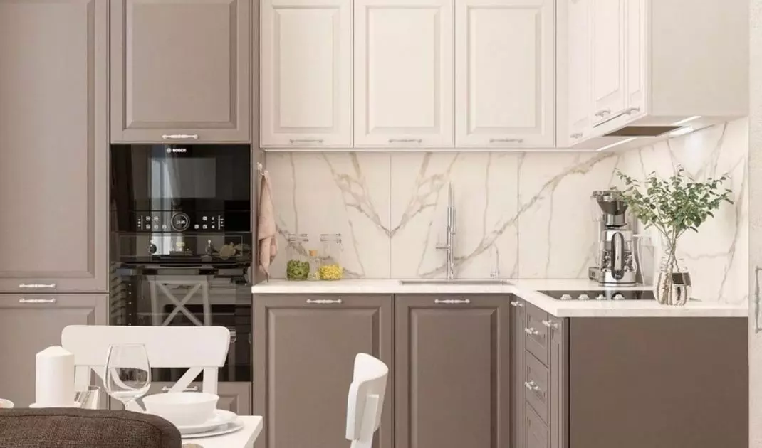 Simple and elegant kitchen design