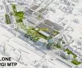 Projekt „Zielone Targi MTP”, aksonometria terenu