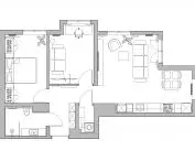 Cracow apartment floor plan