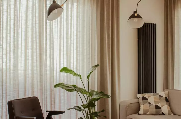 Interior of the living room of a Krakow apartment