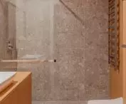 Tiles with terrazzo motif