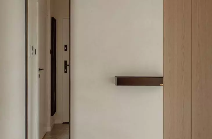 Minimalist apartment, hallway
