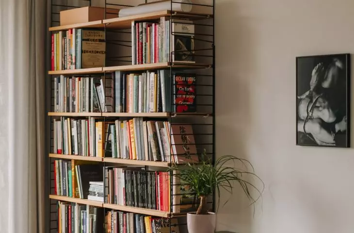 Shelf in the bedroom