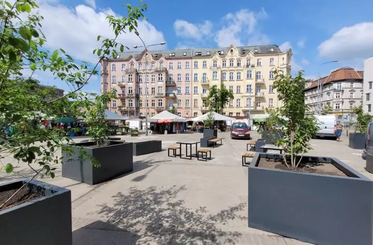 Bernardine Square in Poznań - transformation of a marketplace into a multifunctional space
