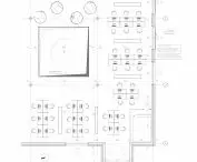 Fragment of the 1st floor plan of the office building