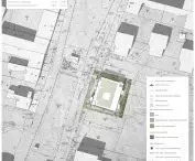 Projekt biurowca, plan zagospodarowania terenu