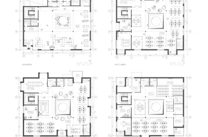 Office building design, projections