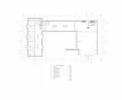 Contemplative Center project, 1st floor plan