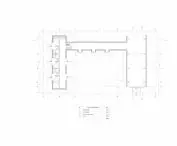 Contemplative Center project, 2nd floor plan