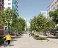 Okrzei Street - visualization
