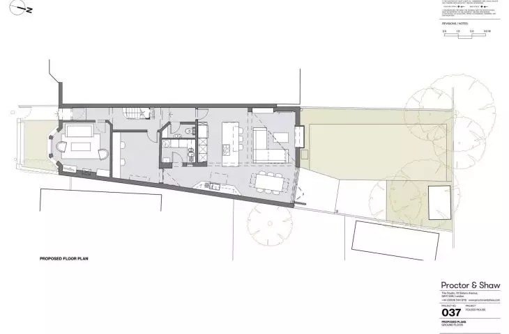 „Folded House” projektu architektów z pracowni Proctor & Shaw