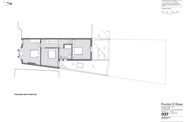 „Folded House” projektu architektów z pracowni Proctor & Shaw