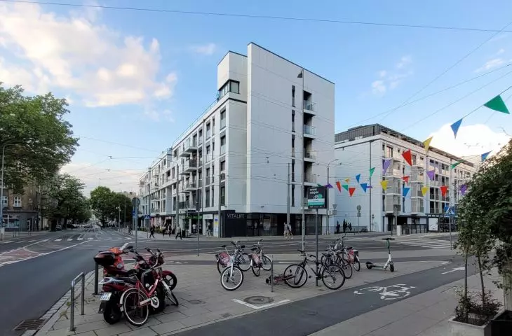 zabudowa mieszkalna u zbiegu Zwierzynieckiej i Kraszewskiego (I etap - pracownia E. i S. Sipińskich)